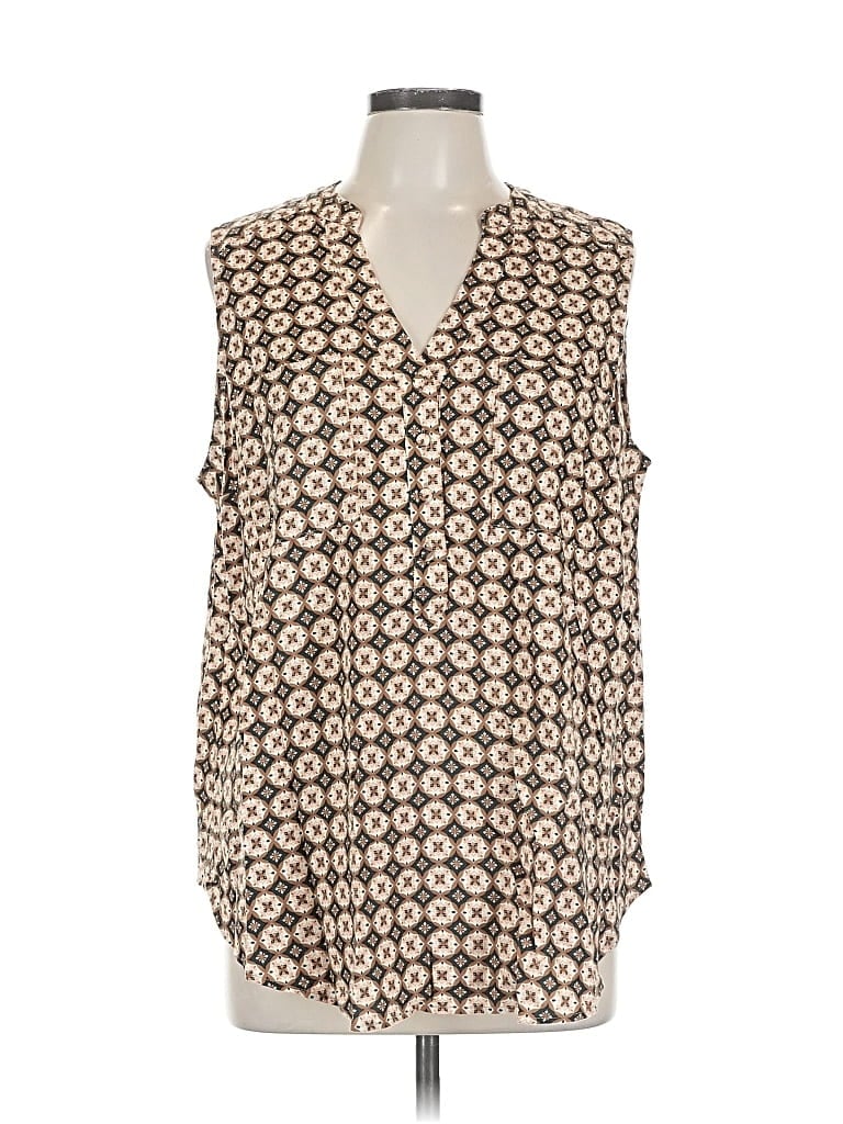 Pre-owned Torrid Sleeveless Blouse In Brown