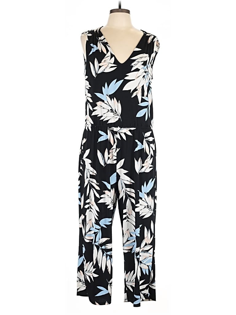 Pre-owned Leota Jumpsuit In Black
