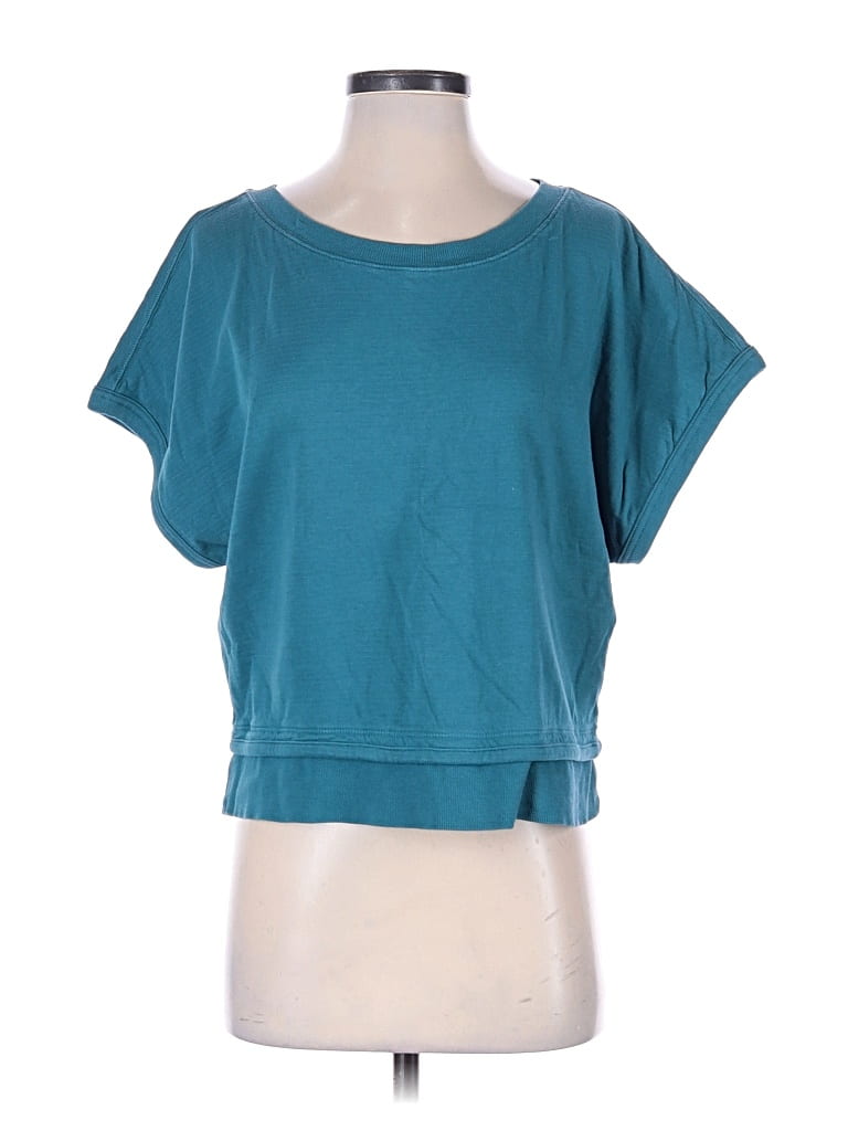 Pre-owned Athleta Sweatshirt In Blue