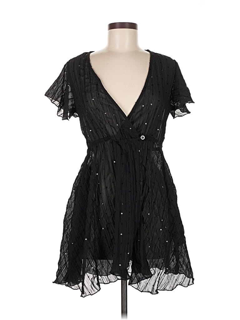 Pre-owned J Valdi Swimsuit Cover Up In Black