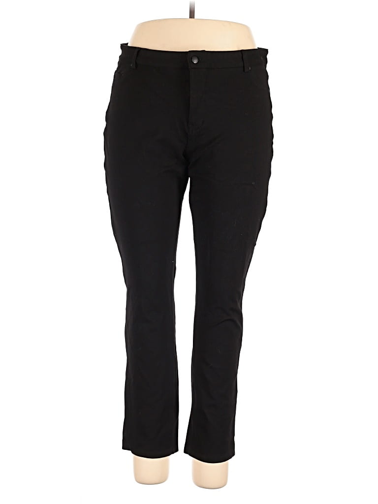 Pre-owned Dkny Jeans Casual Pants In Black