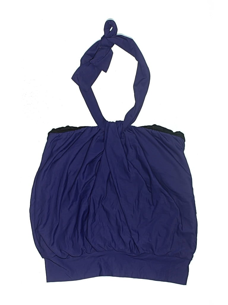 Pre-owned Miraclesuit Swimsuit Top Blue Swimwear