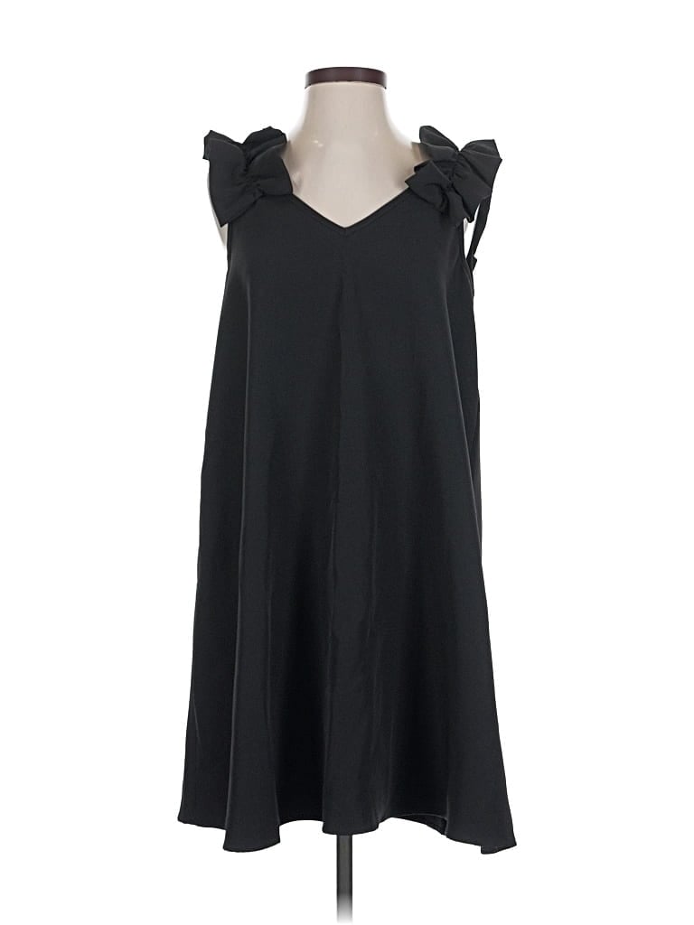 Pre-owned Mud Pie Casual Dress In Black