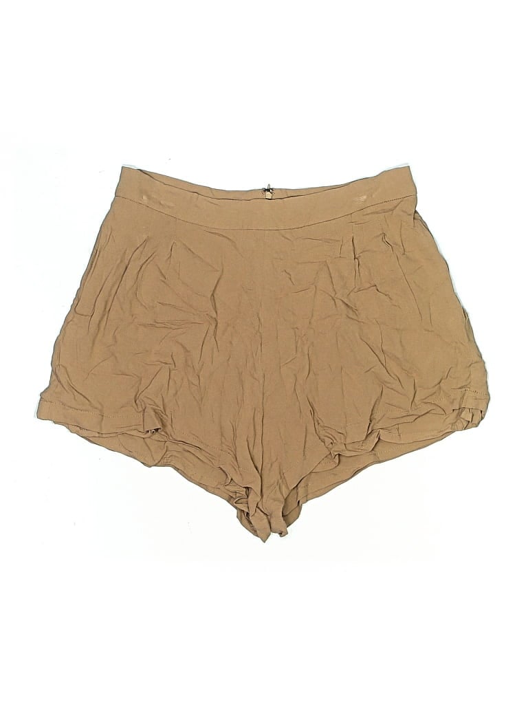 Pre-owned Indah Khaki Shorts In Brown