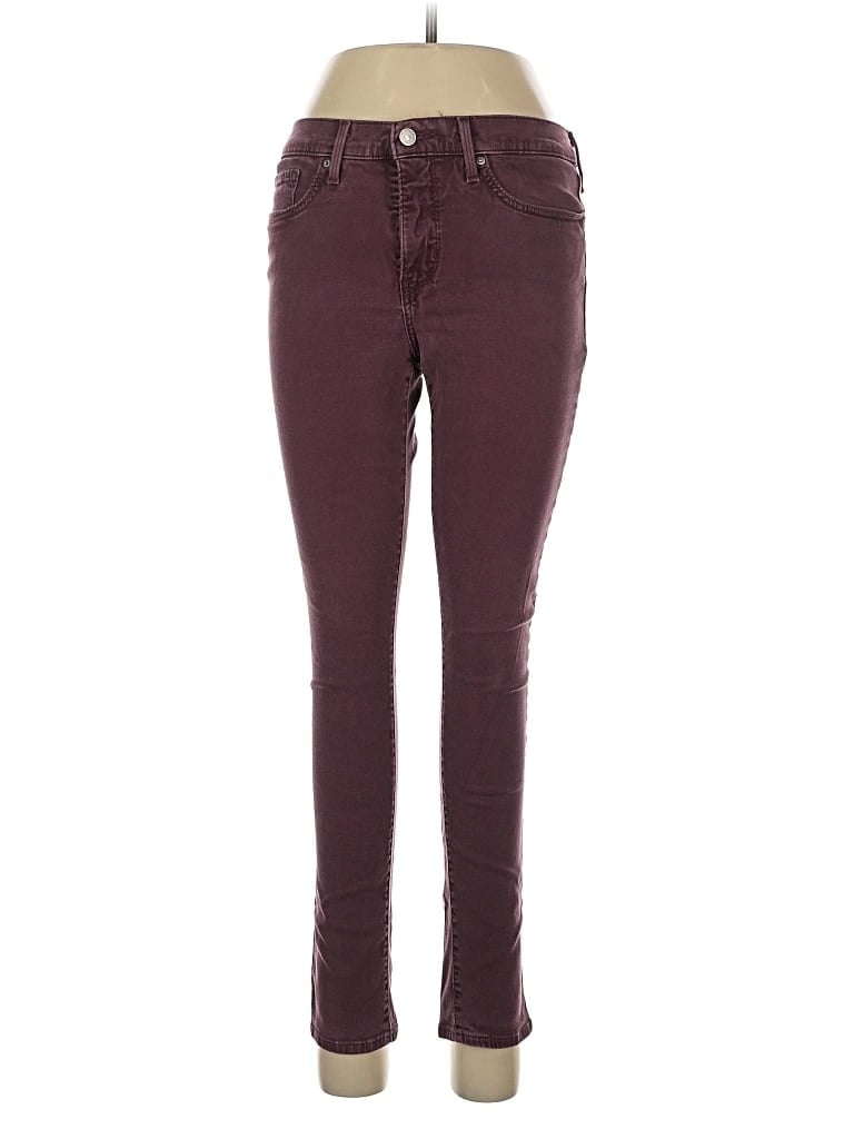 Pre-owned Levi's Jeans In Burgundy