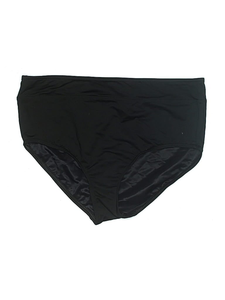Pre-owned Lands' End Swimsuit Bottoms In Black