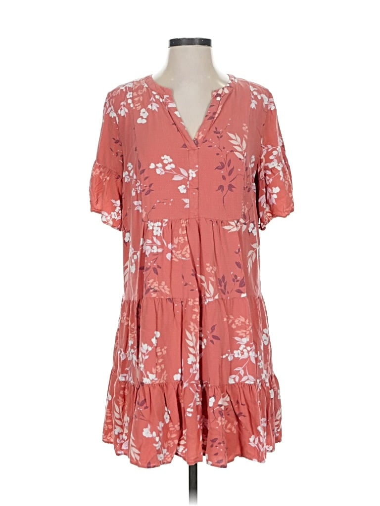 Pre-owned Ann Taylor Loft Outlet Casual Dress In Pink
