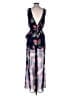 Astr 100% Polyester Blue Jumpsuit Size S - photo 2