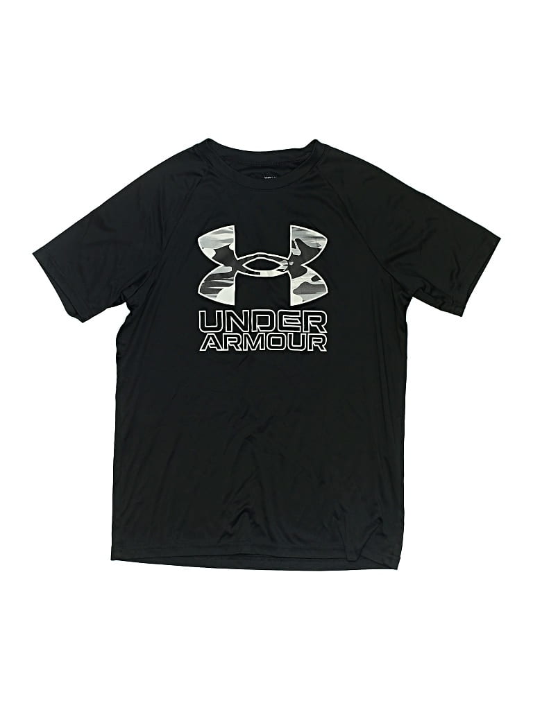 Pre-owned Under Armour Kids' Active T-shirt In Black