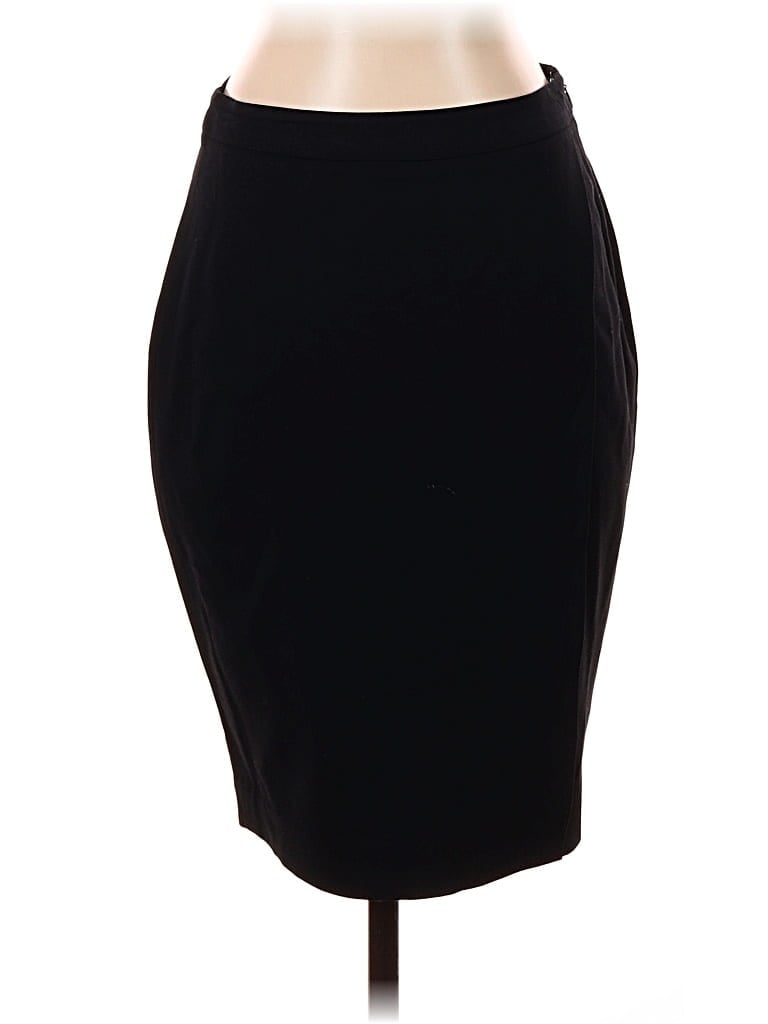 Pre-owned L'agence Silk Skirt In Black