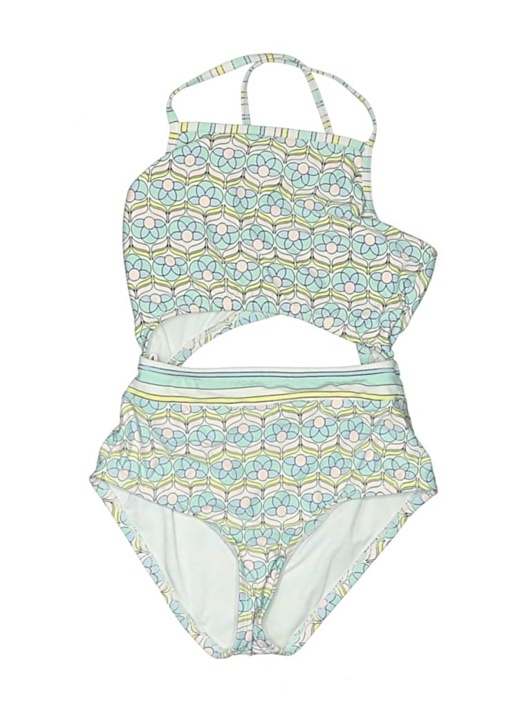 Pre-owned Hobie Kids' One Piece Swimsuit In Green