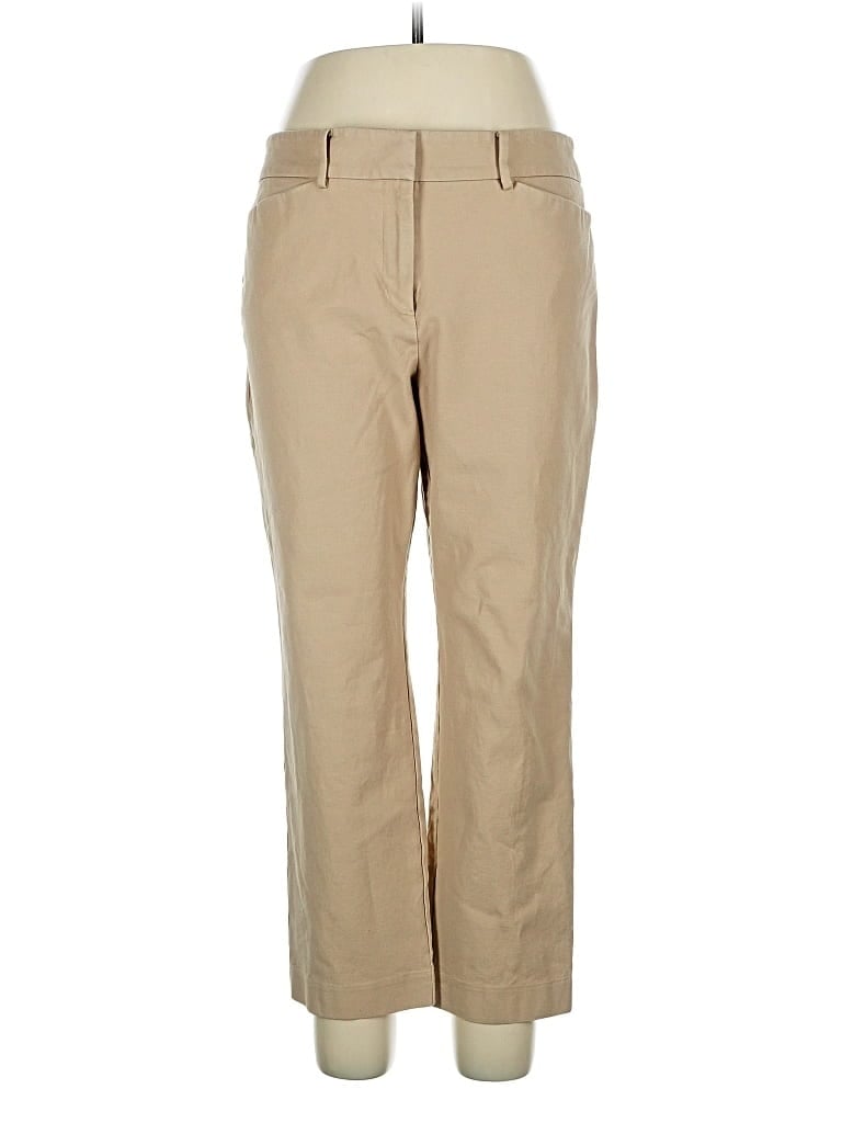 Pre-owned Ann Taylor Factory Khaki Pant In Brown