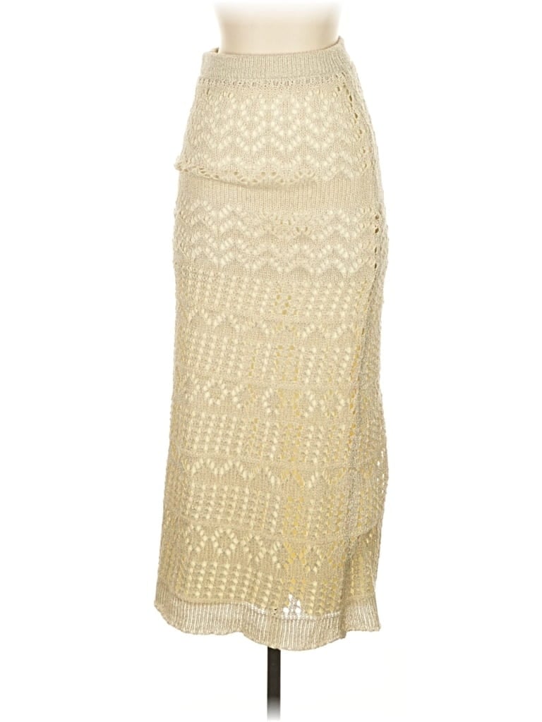 Pre-owned Sndys Casual Skirt In White