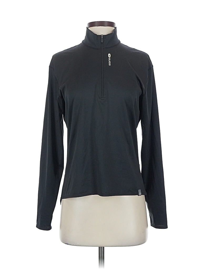 Pre-owned Sugoi Long Sleeve Polo Shirt In Black