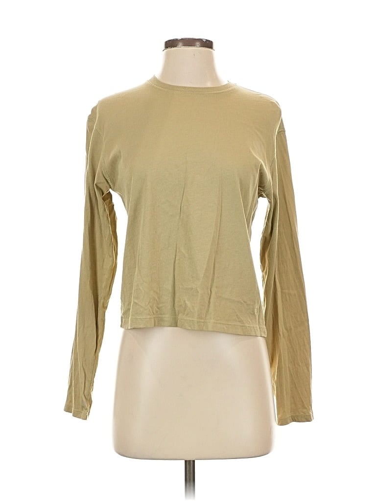 Pre-owned Atm Anthony Thomas Melillo Long Sleeve T-shirt In Brown