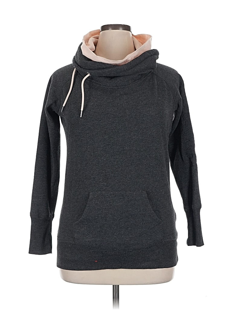 Pre-owned Calvin Klein Performance Pullover Hoodie In Gray
