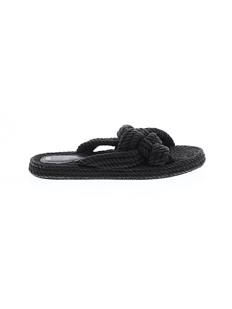 Pre-owned H&m Sandals In Black