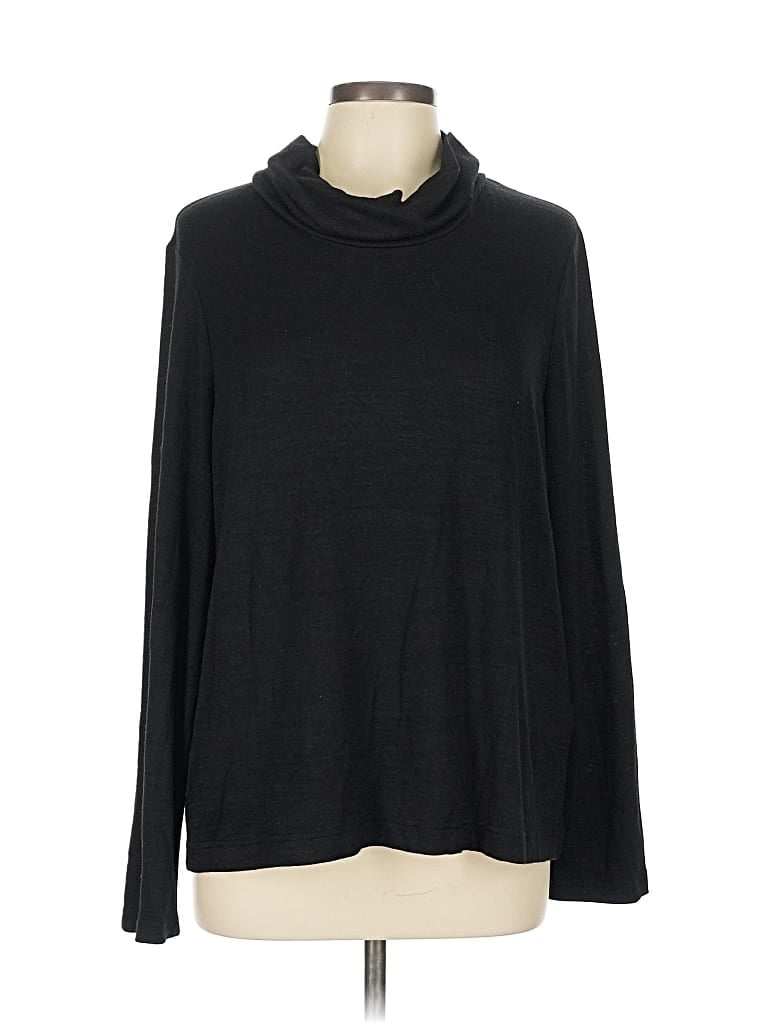 Pre-owned Banana Republic Turtleneck Sweater In Black