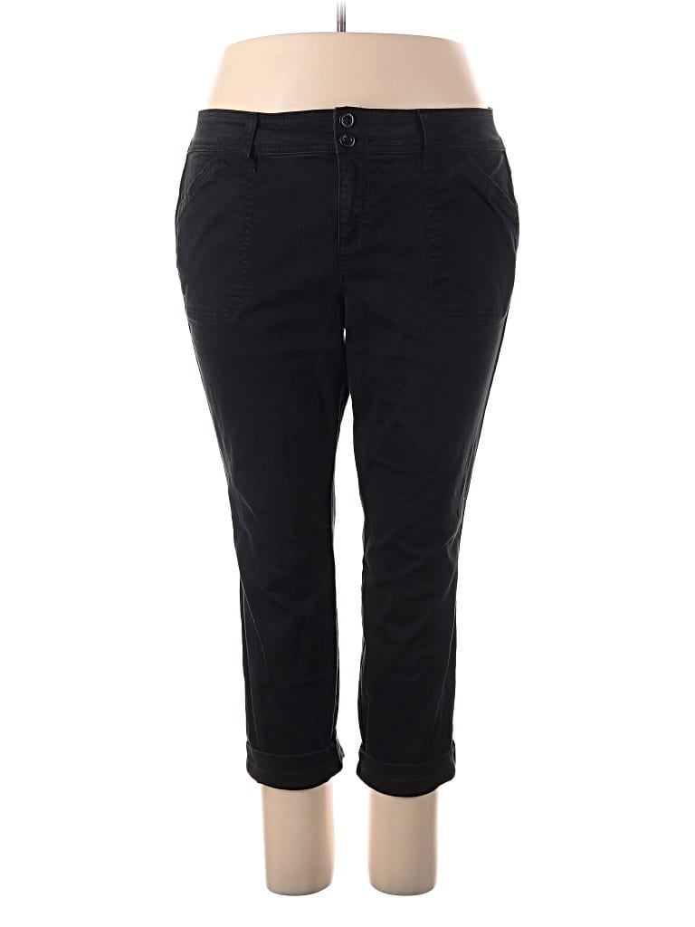Pre-owned Torrid Casual Pants In Black