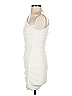 Unbranded Solid Ivory Cocktail Dress Size XS - photo 5