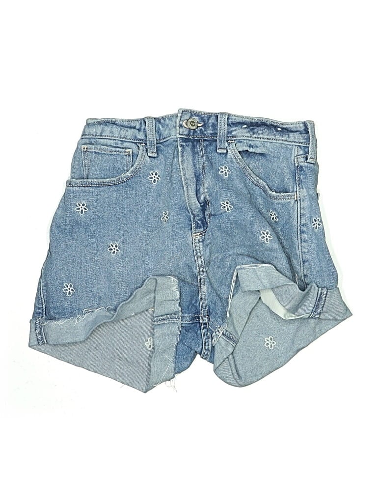 Pre-owned Hollister Denim Shorts In Blue