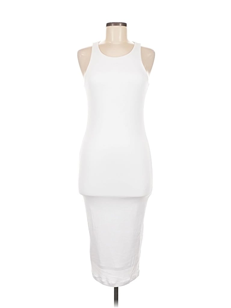 Pre-owned Good American Cocktail Dress In White
