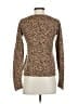 ATM Animal Print Brown Pullover Sweater Size XS - photo 2