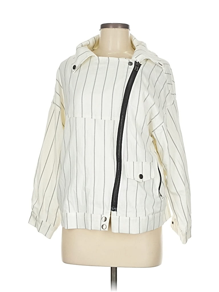 Pre-owned Gianni Bini Jacket In White