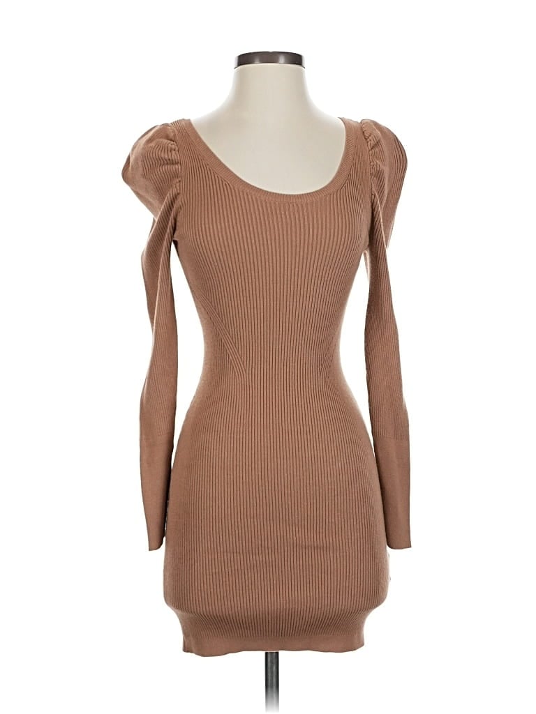Pre-owned Abercrombie & Fitch Casual Dress In Brown