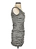 Nicole Miller Metallic Silver Cocktail Dress Size 0 - photo 4