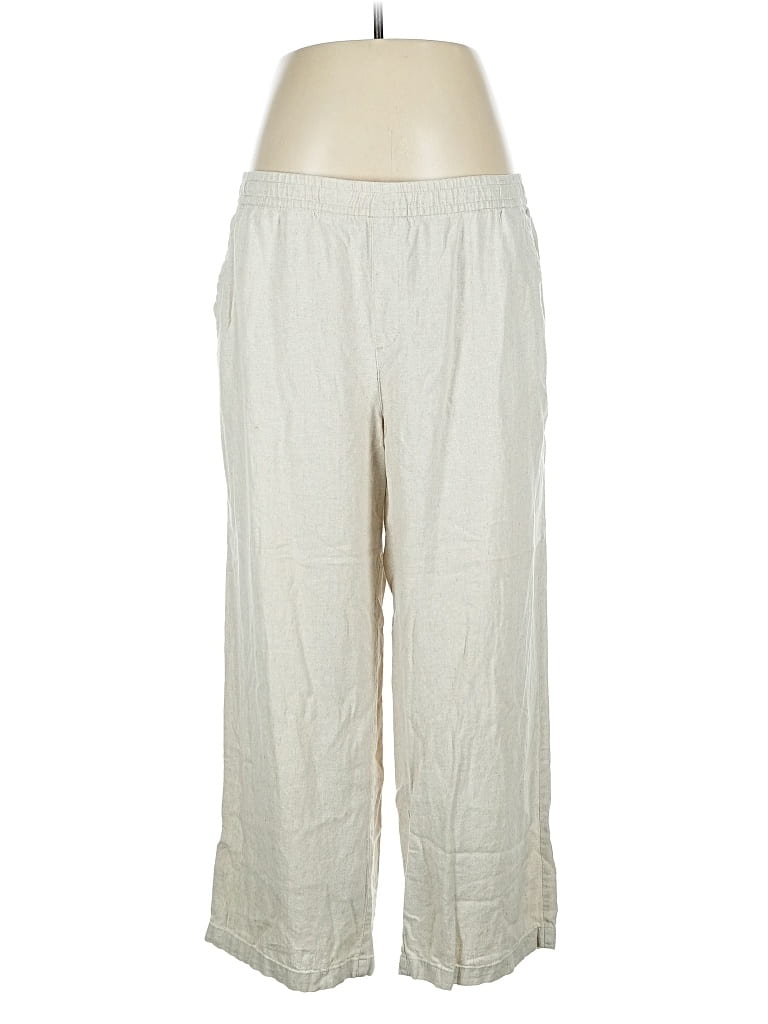 Pre-owned Old Navy Linen Pants In White