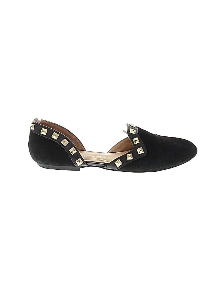 Pre-owned Rowen Flats In Black