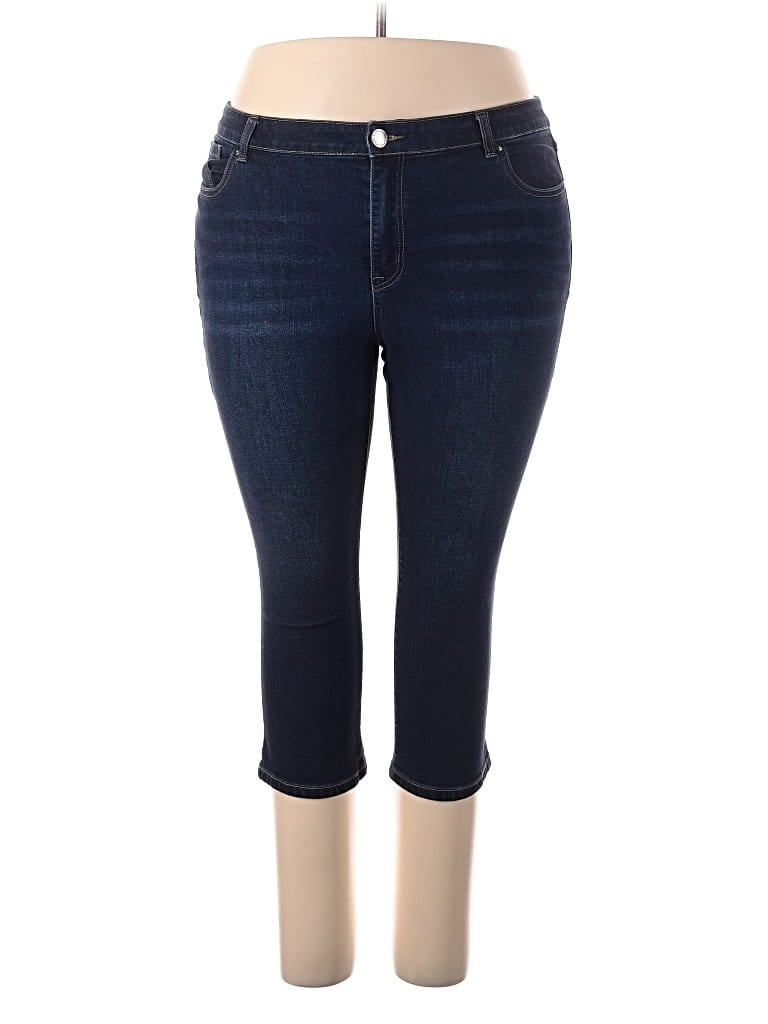 Pre-owned Lane Bryant Jeggings In Blue