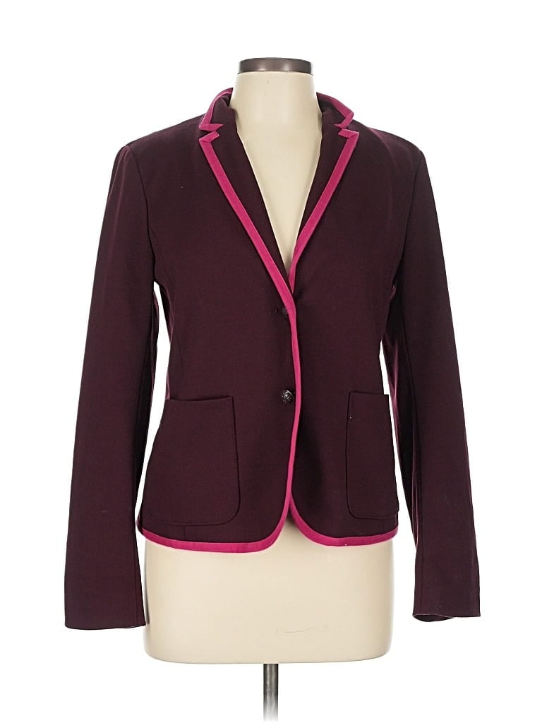 Pre-owned Gap Blazer Jacket In Burgundy