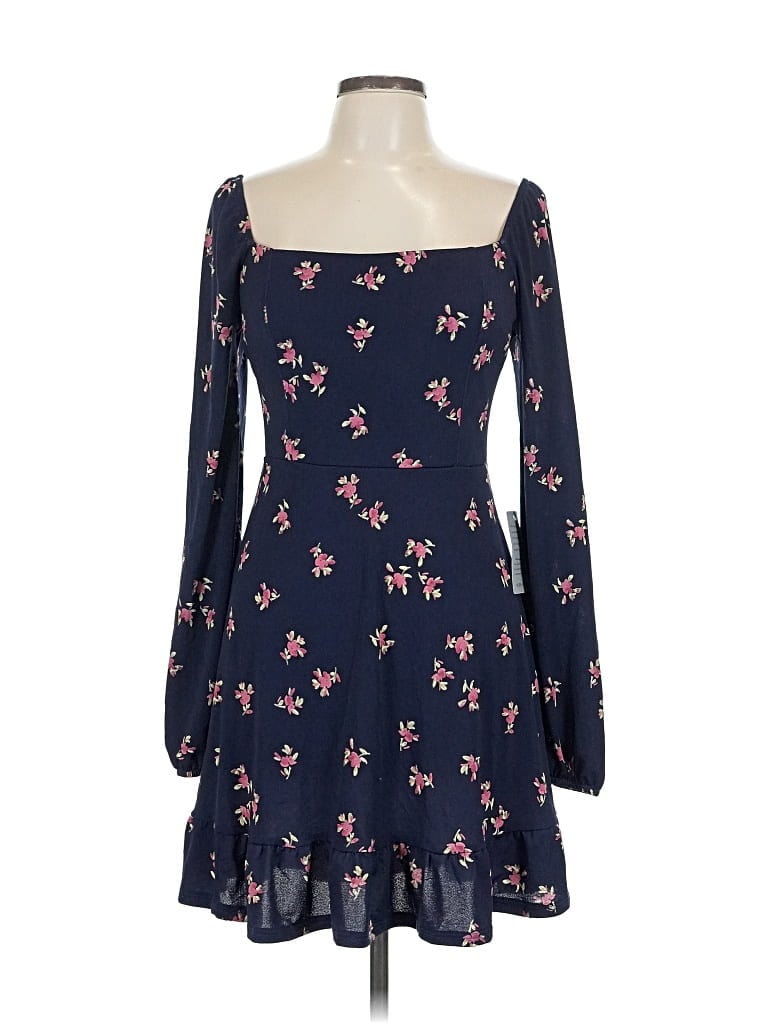 Pre-owned Lush Casual Dress In Blue