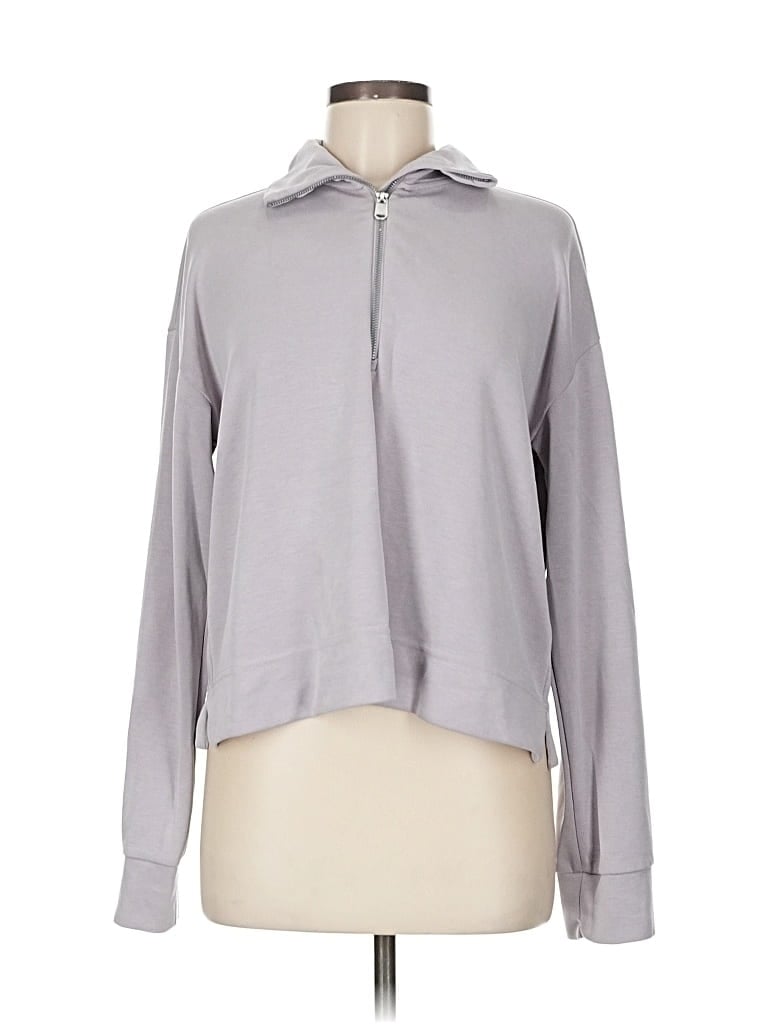 Pre-owned Athleta Sweatshirt In Purple