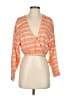 L Space Orange Long Sleeve Blouse Size S - photo 1