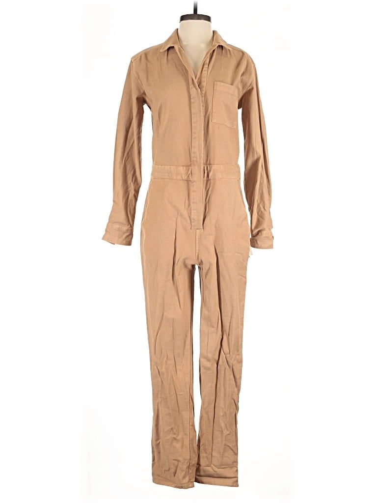 Pre-owned Carve Designs Jumpsuit In Brown