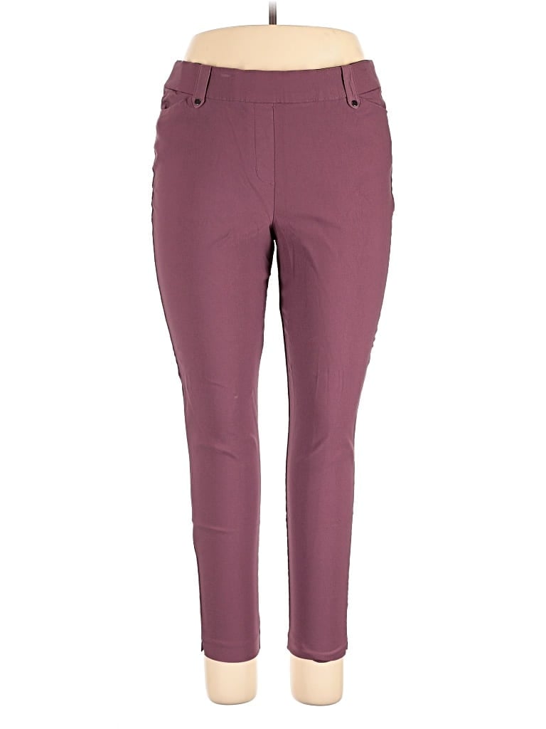 Pre-owned Maurices Active Pants In Burgundy