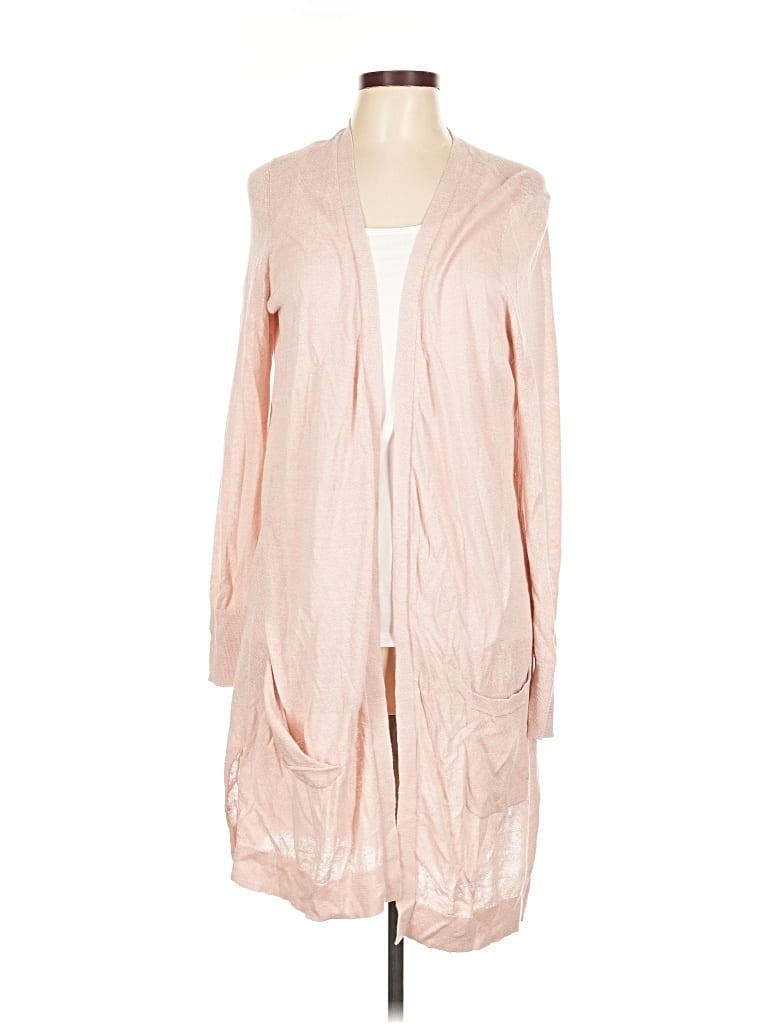 Pre-owned Halogen Cardigan Sweater In Pink