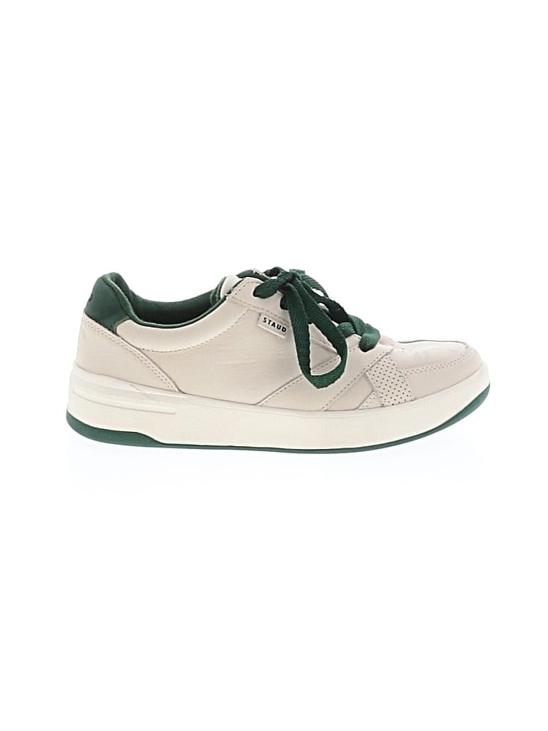Pre-owned Staud Sneakers In White