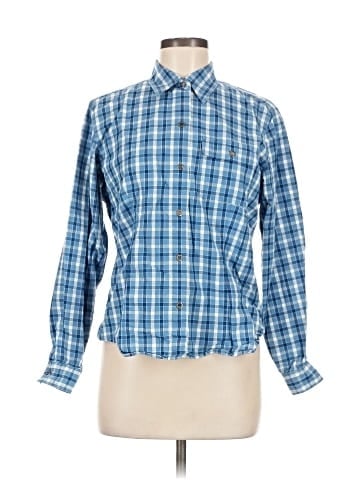 Lizwear by Liz Claiborne Long Sleeve Button-Down Shirt (view 1)