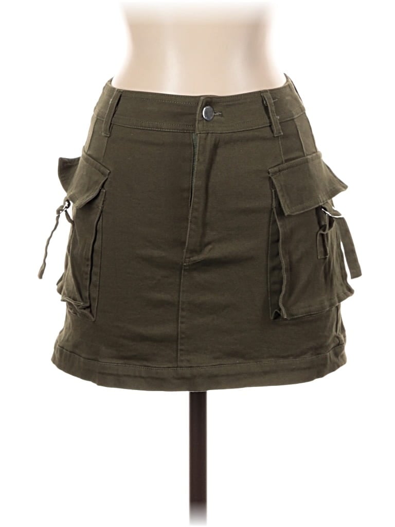 Pre-owned Unbranded Casual Skirt In Green