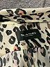 SAND 100% Viscose Animal Print Ivory Tan Long Sleeve Blouse Size S - photo 7