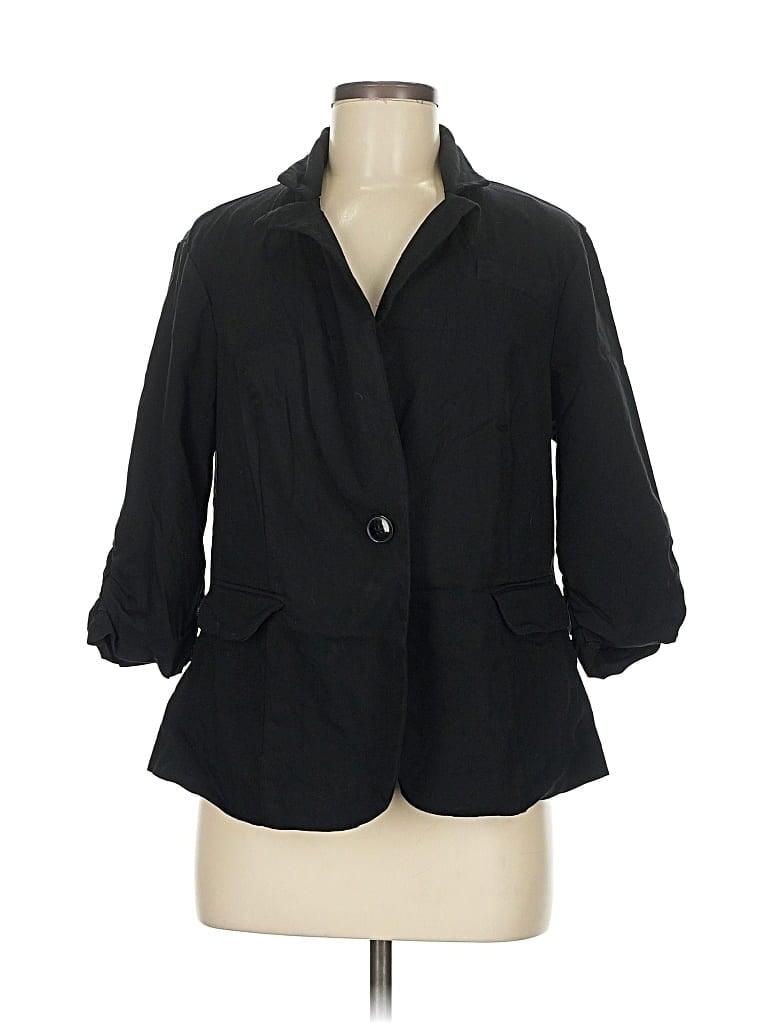 Pre-owned Torrid Blazer Jacket In Black