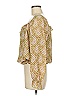 DR2 100% Polyester Gold 3/4 Sleeve Blouse Size M - photo 5