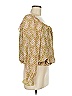 DR2 100% Polyester Gold 3/4 Sleeve Blouse Size M - photo 4