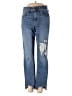 Levi's Graphic Blue Jeans Size 27 waist - photo 1