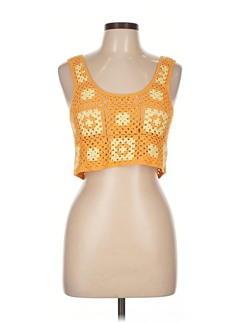 Pre-owned Forever 21 Cardigan Sweater In Orange