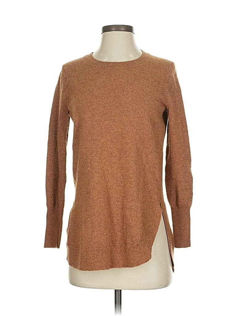 Pre-owned J.crew Factory Store Pullover Sweater In Brown